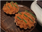 fish roe tartlet canape
